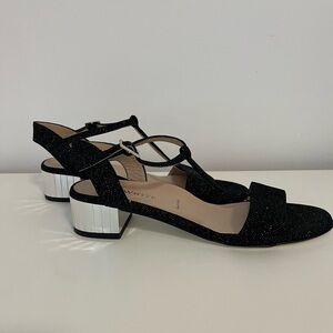 Black and Silver Ron White Sandals